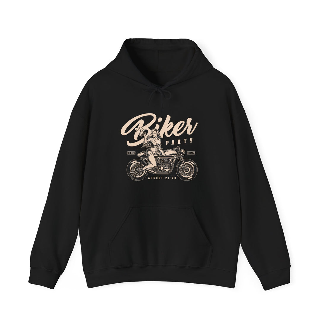 Biker Party Hoodie - Graphic Hoodie from Tee Utopia