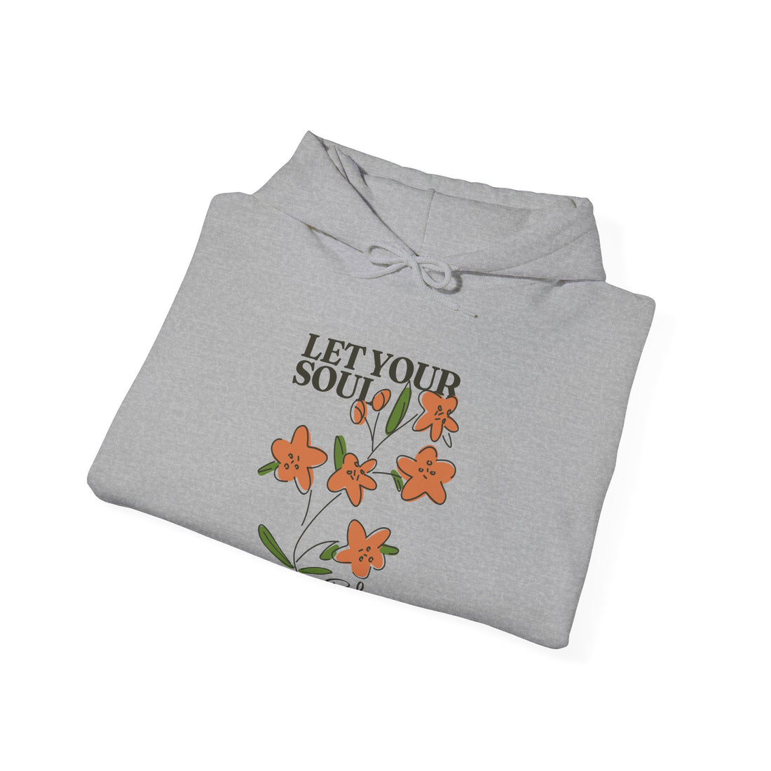 Let Your Soul Blossom Hoodie - Graphic Hoodie from Tee Utopia