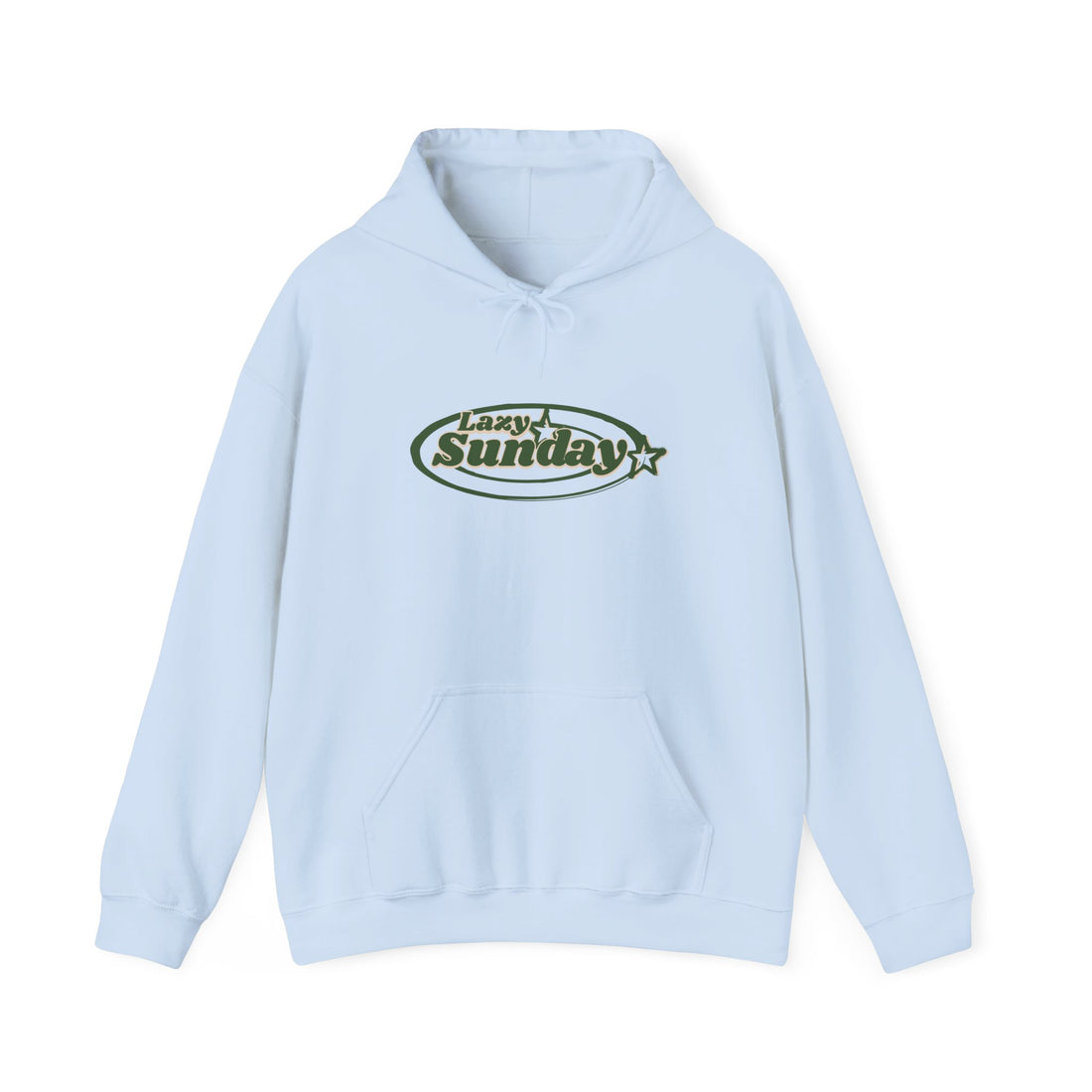 Lazy Sunday Front and Back Hoodie