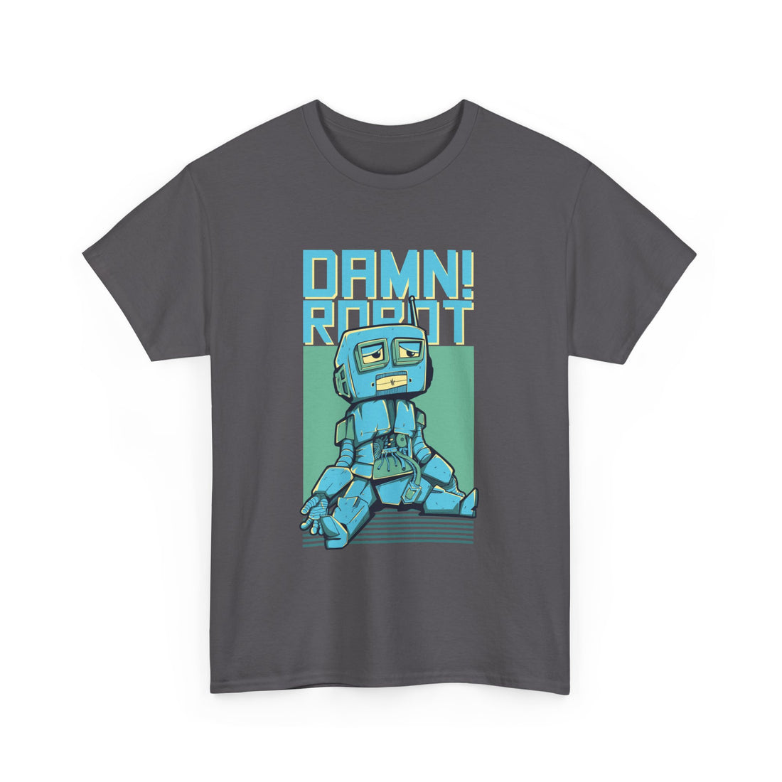 Damn! Robot T-Shirt - Graphic T-Shirt from Tee Utopia