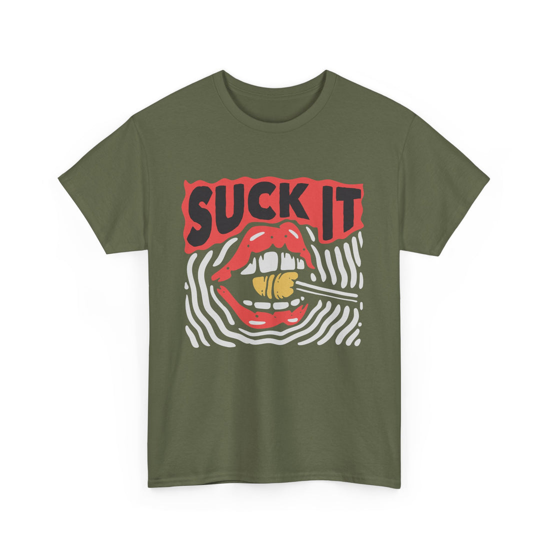 Suck It T-Shirt - Graphic T-Shirt from Tee Utopia