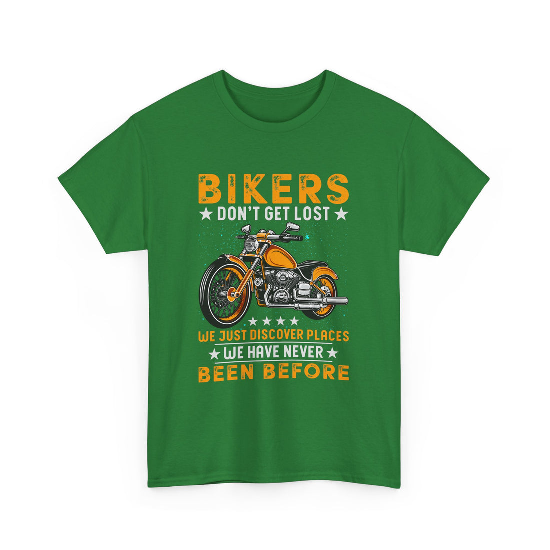 Bikers Don't Get Lost T-Shirt - Graphic T-Shirt from Tee Utopia