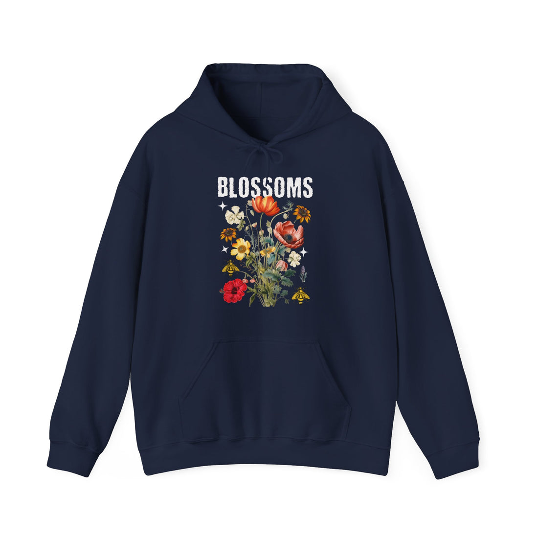 Blossoms Hoodie - Graphic Hoodie from Tee Utopia