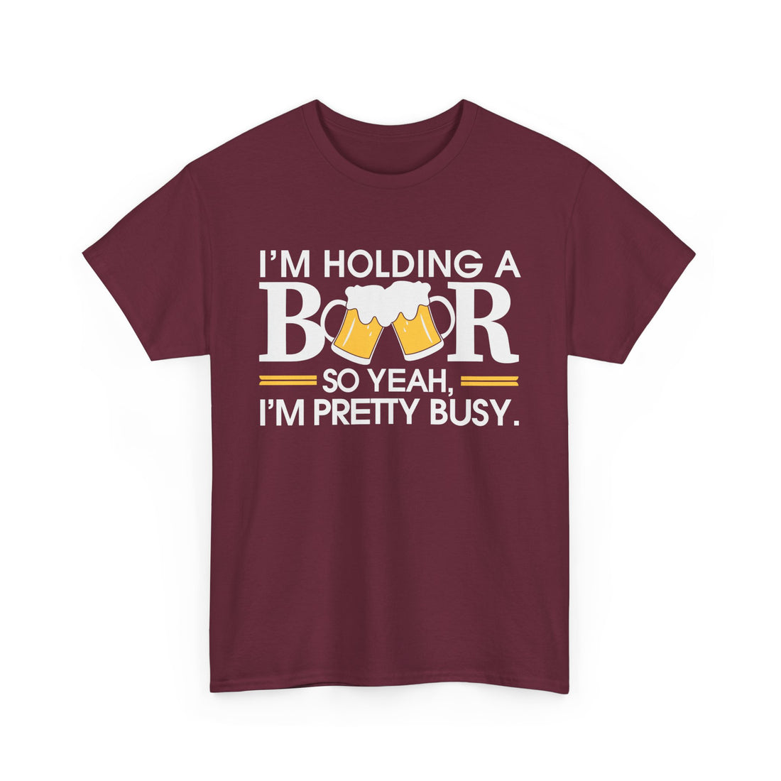 Im Holding a Beer  T-Shirt - Graphic T-Shirt from Tee Utopia
