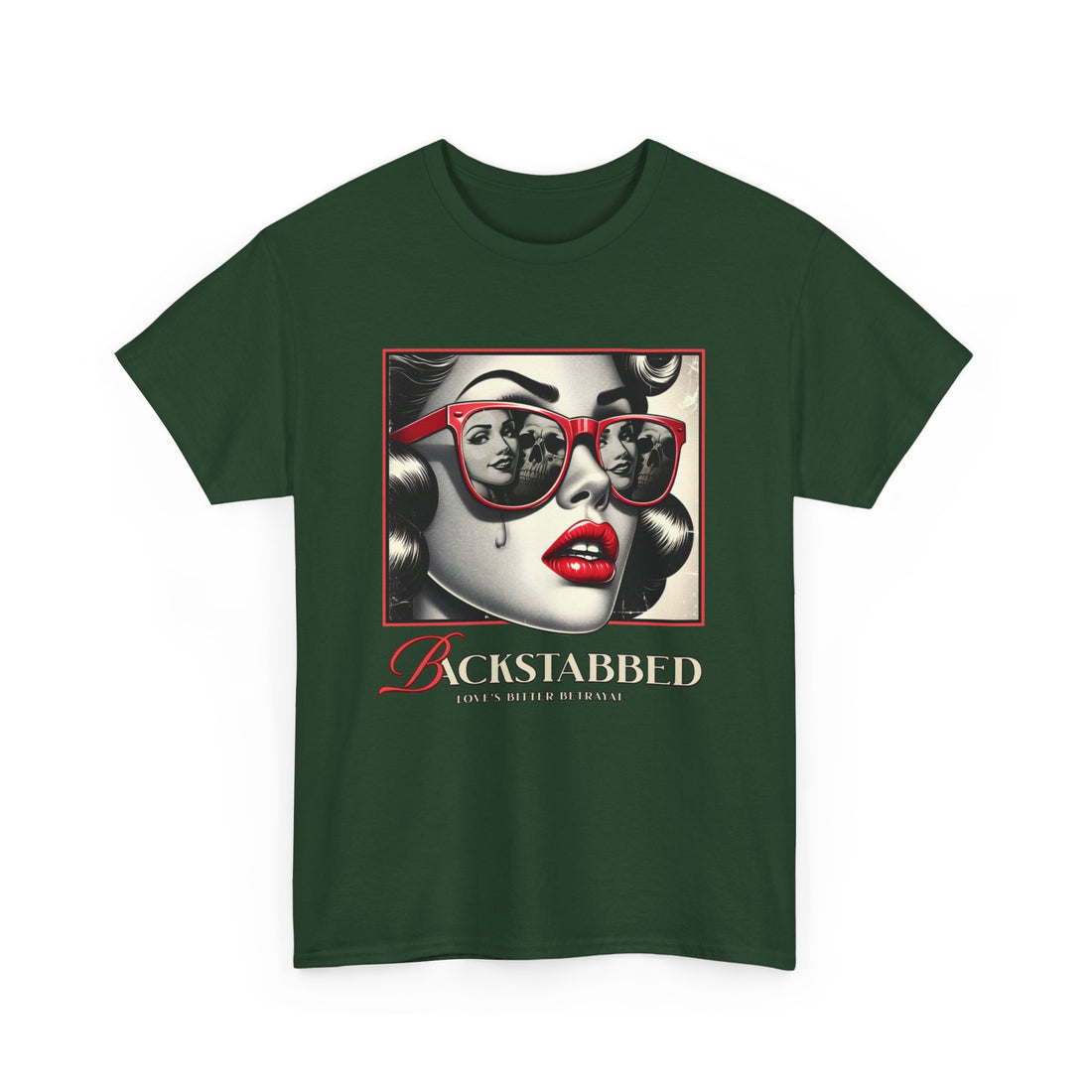 Backstabbed T-Shirt - Graphic T-Shirt from Tee Utopia