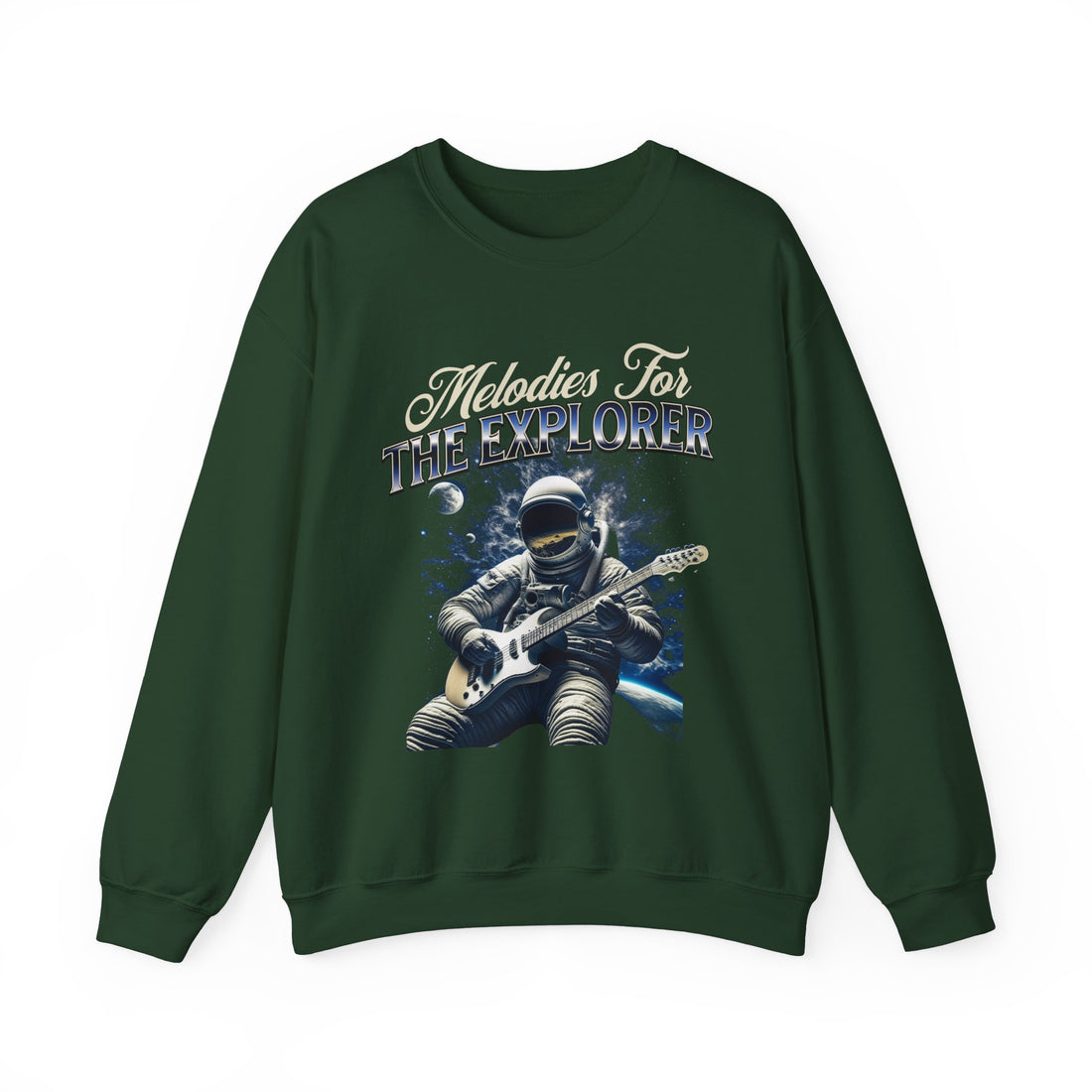 Melodies For The Explorer Sweatshirt - Graphic Sweatshirt from Tee Utopia