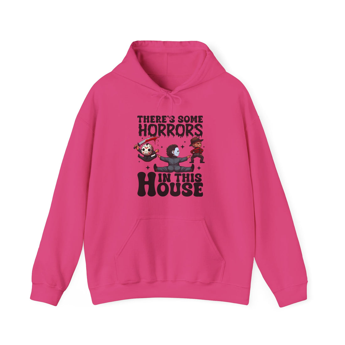 Theres Some Horrors In This House Hoodie - Graphic Hoodie from Tee Utopia