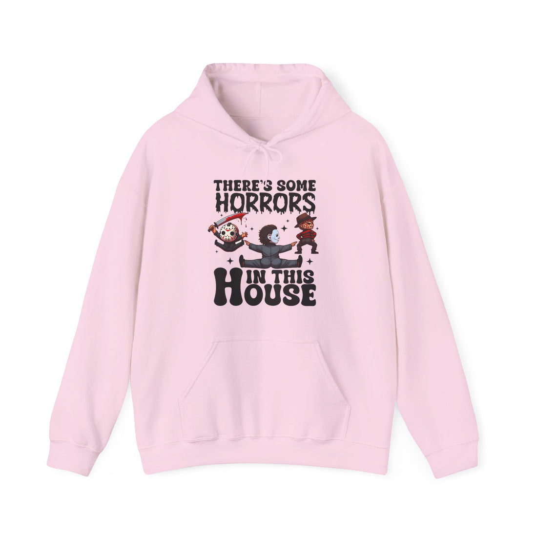 Theres Some Horrors In This House Hoodie - Graphic Hoodie from Tee Utopia