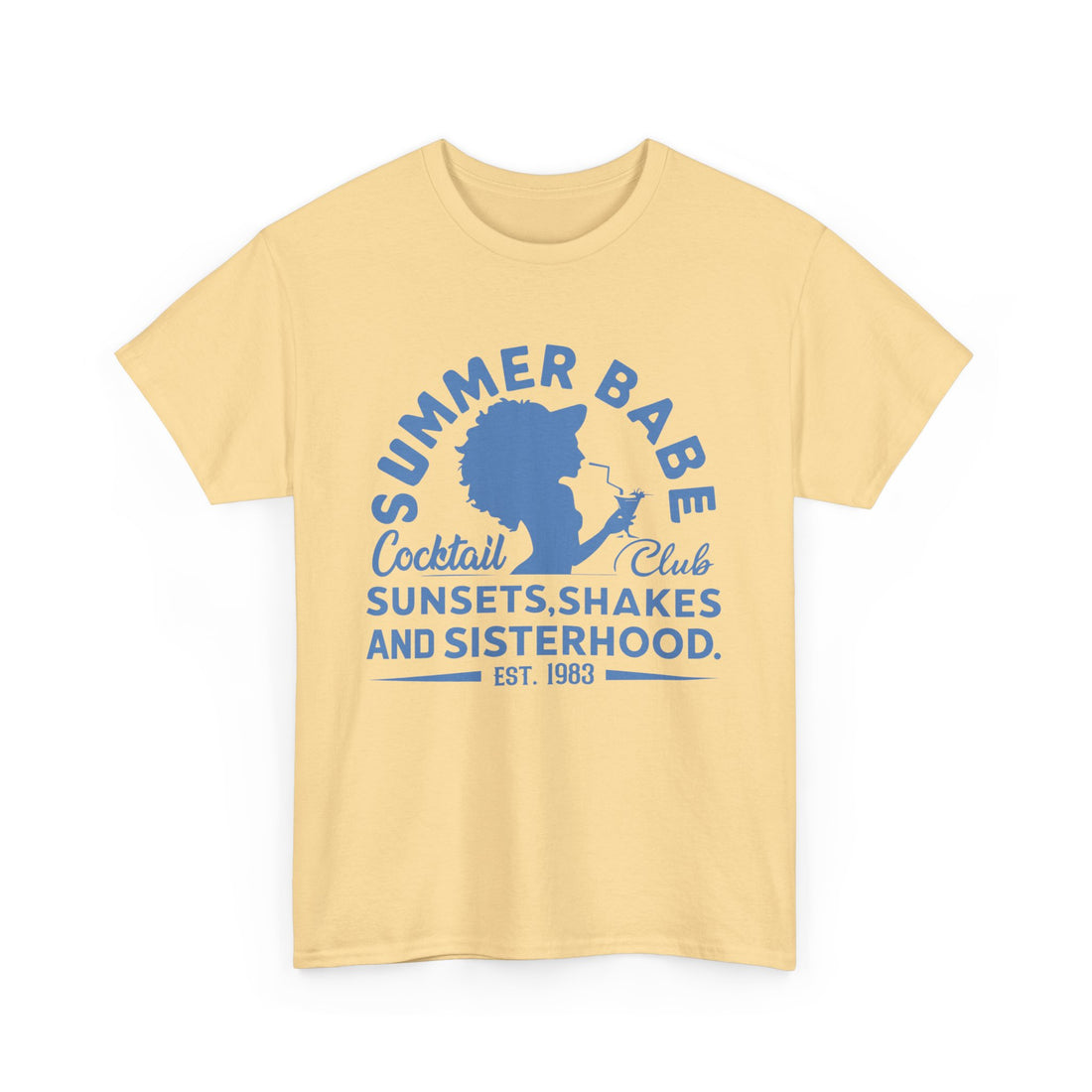 Summer Babe Cocktail Club T-Shirt - Graphic T-Shirt from Tee Utopia