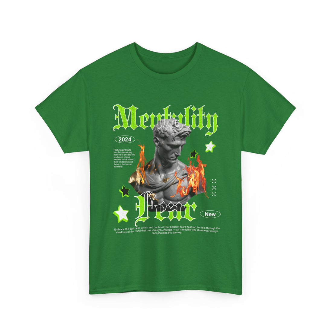 Mentality Fear T-Shirt - Graphic T-Shirt from Tee Utopia