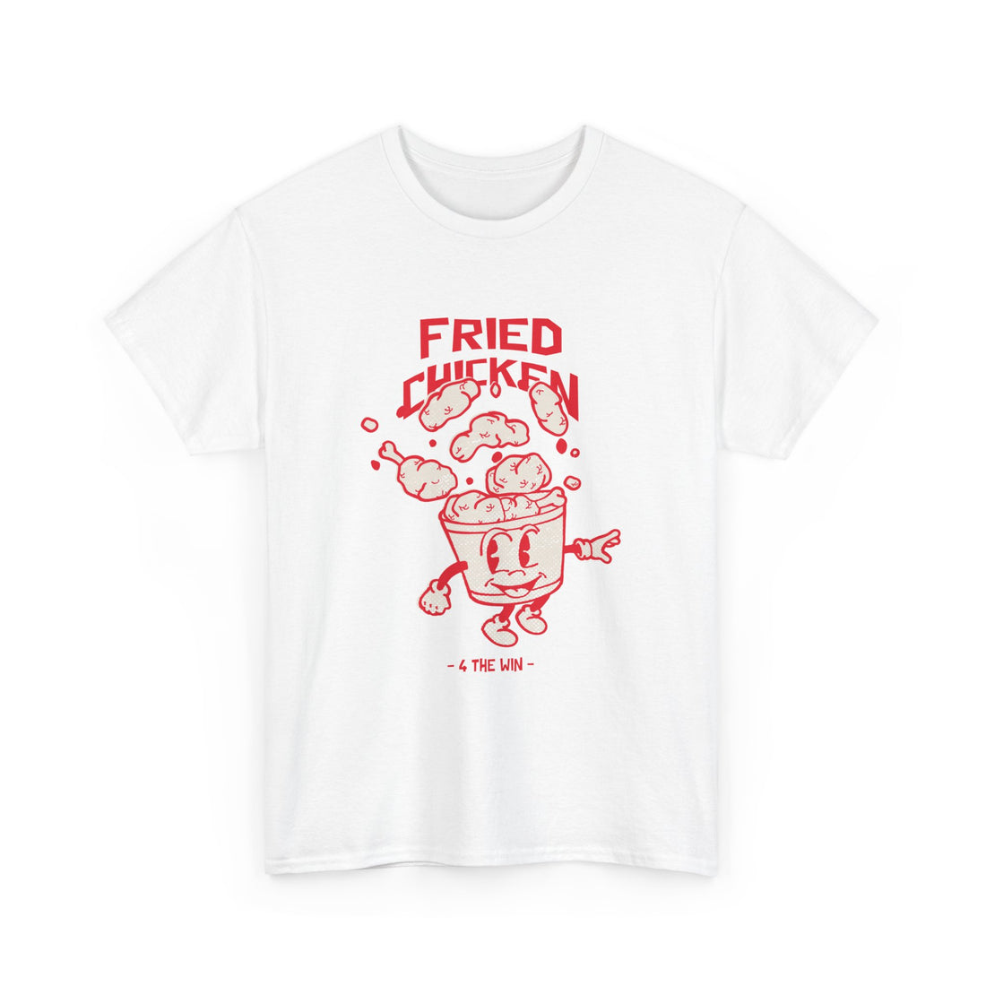Fried Chicken 4 The Win T-Shirt - Graphic T-Shirt from Tee Utopia