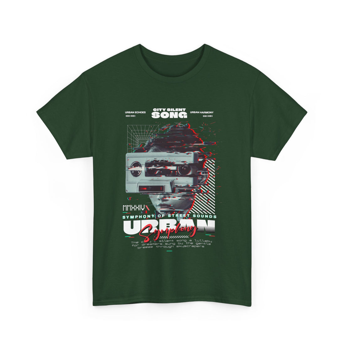 City Silent Song T-Shirt - Graphic T-Shirt from Tee Utopia