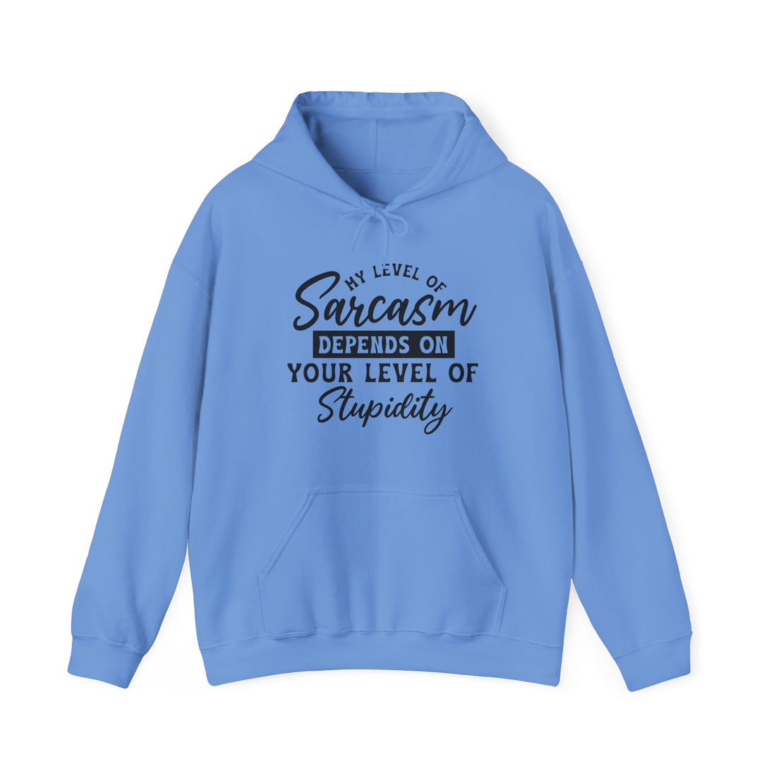 My Level Of Sarcasm Hoodie - Graphic Hoodie from Tee Utopia