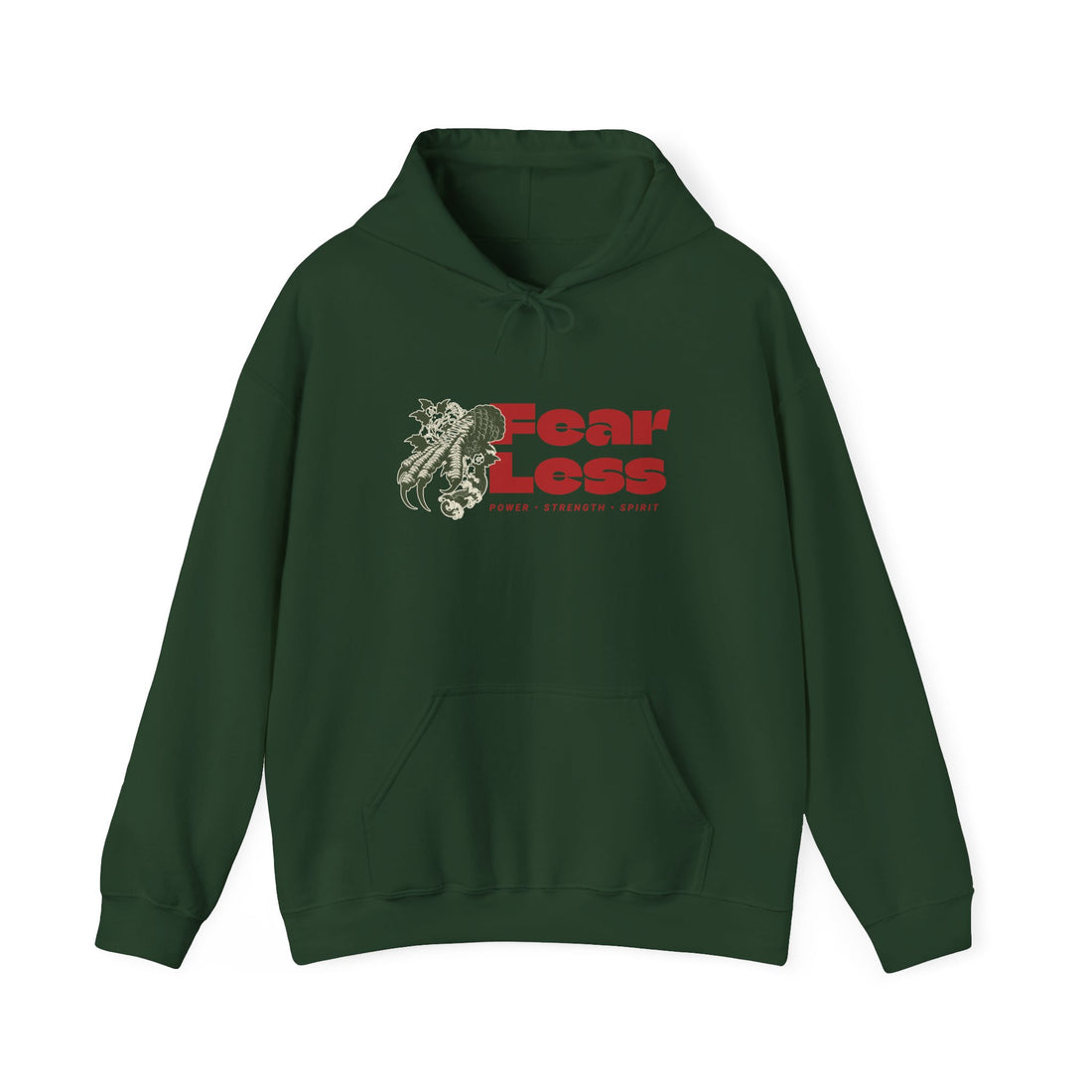 Dragon Spirit Front and Back Hoodie - Graphic Hoodie from Tee Utopia