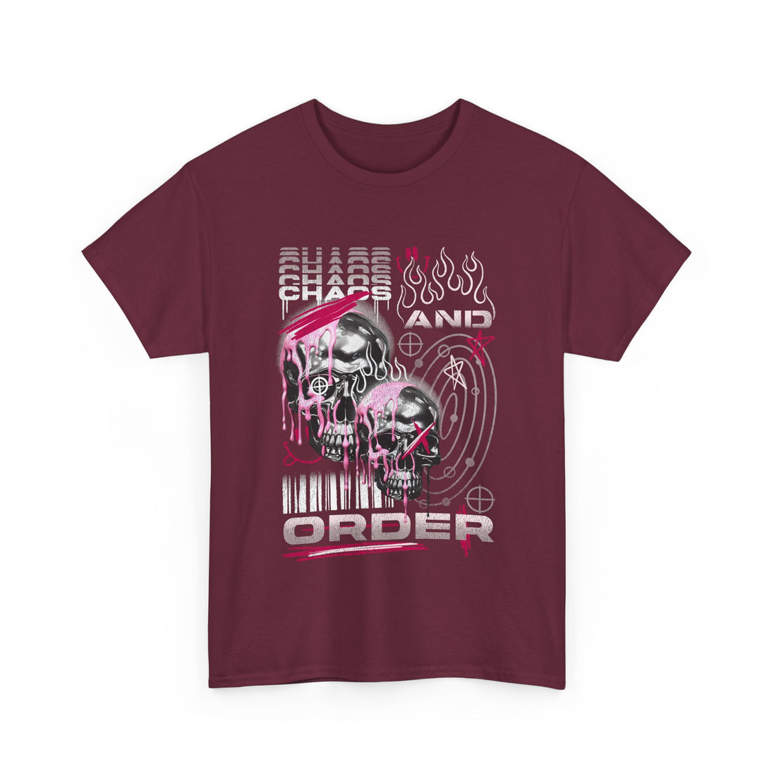 Chaos And Order T-Shirt - Graphic T-Shirt from Tee Utopia