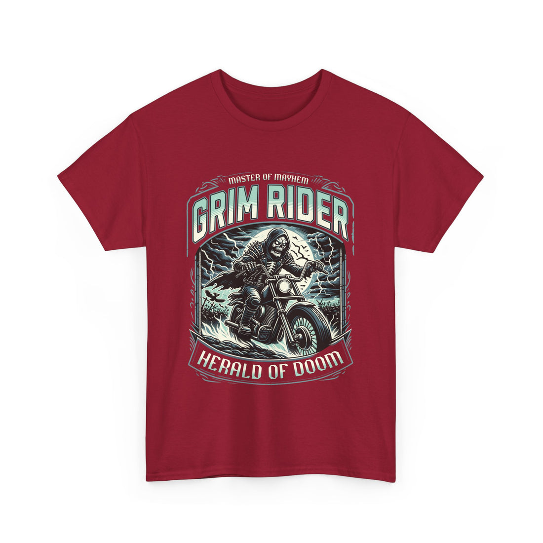 Grim Rider T-Shirt - Graphic T-Shirt from Tee Utopia