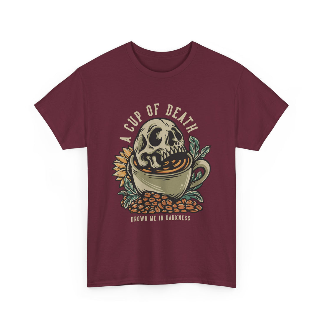 A Cup of Death T-Shirt - Graphic T-Shirt from Tee Utopia
