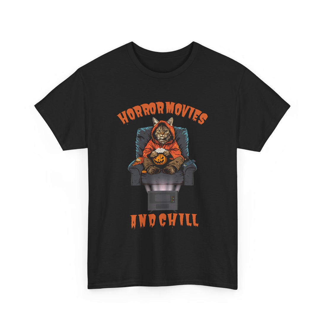 Horror Movies and Chill T-Shirt - Graphic T-Shirt from Tee Utopia