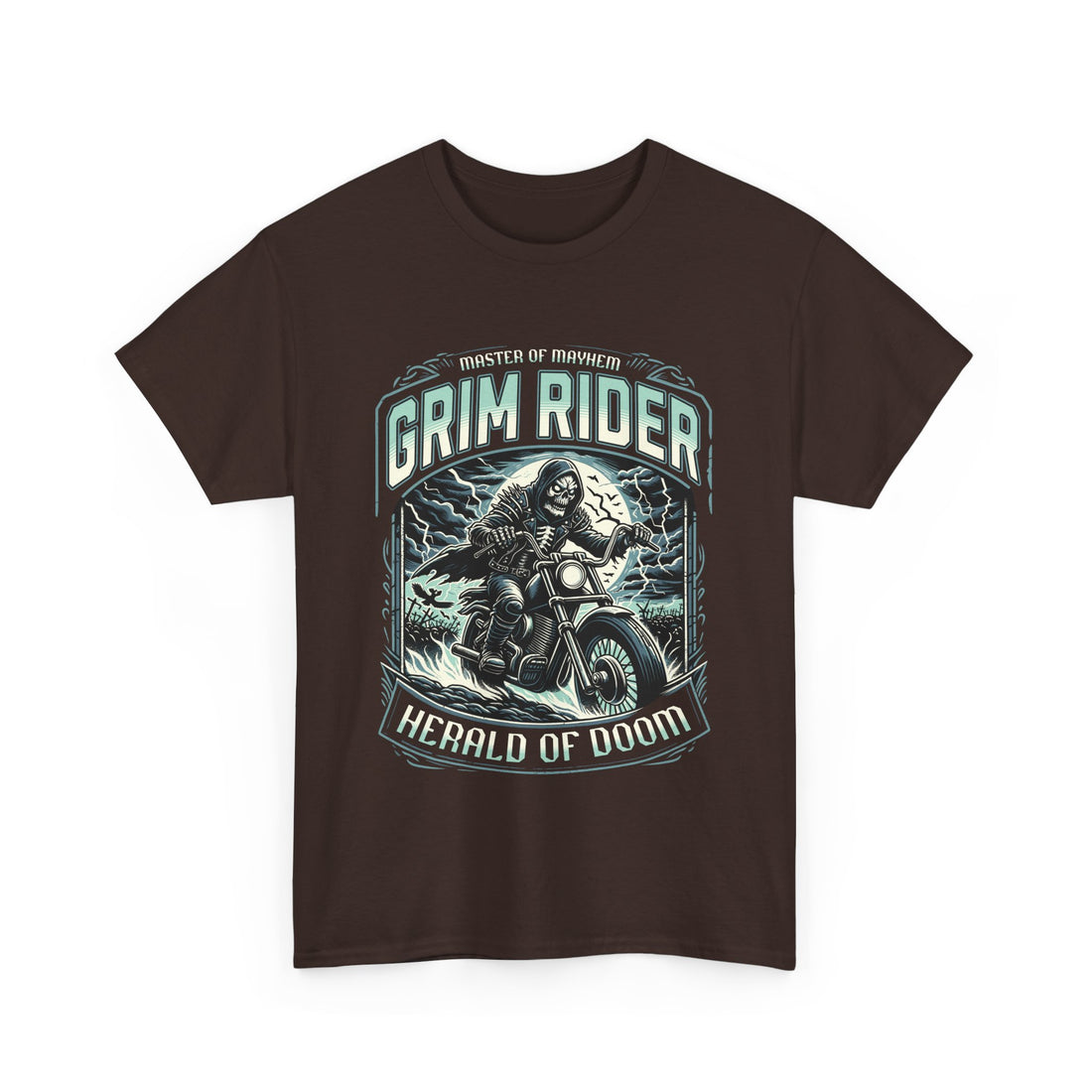 Grim Rider T-Shirt - Graphic T-Shirt from Tee Utopia