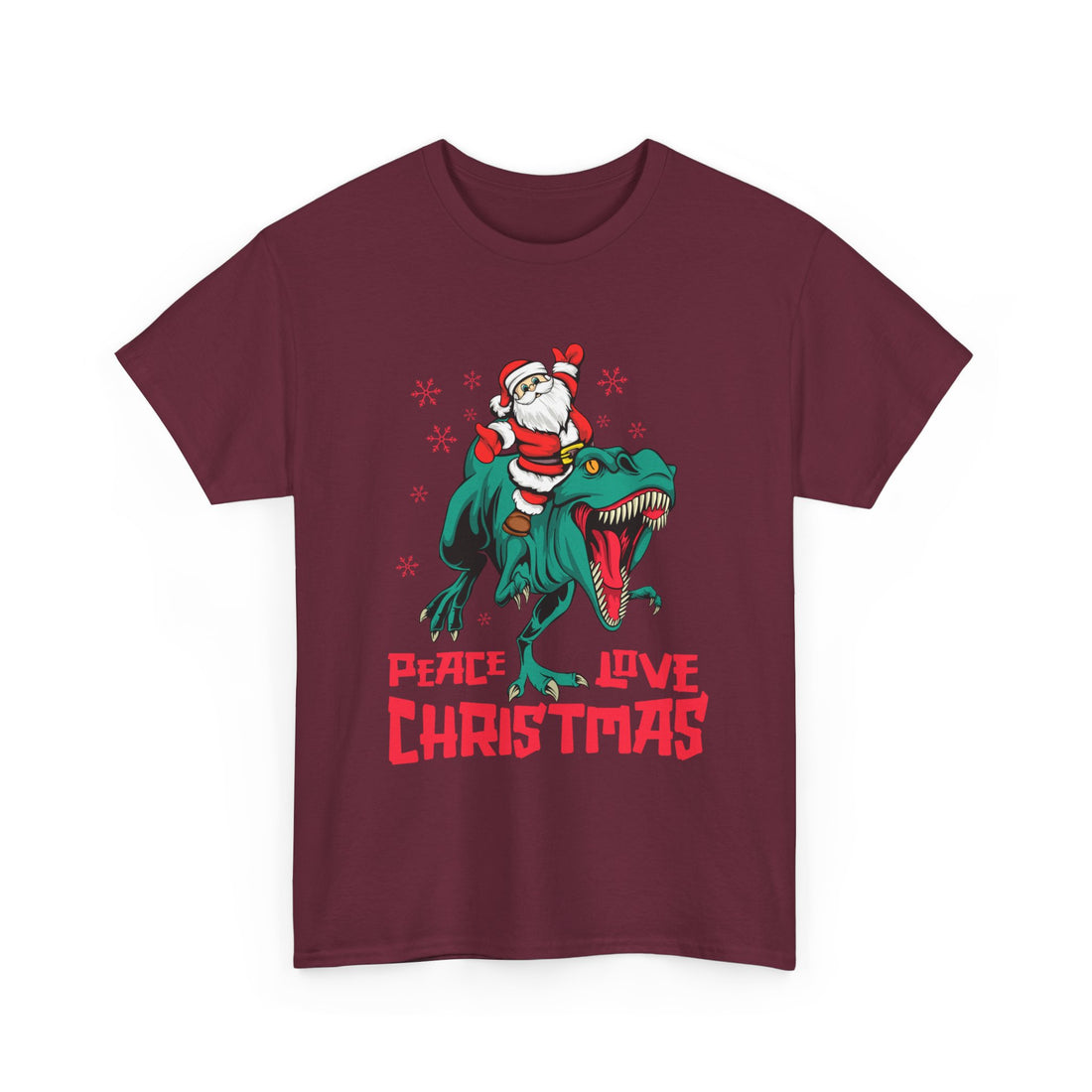 Peace Love Christmas T-Shirt - Graphic T-Shirt from Tee Utopia