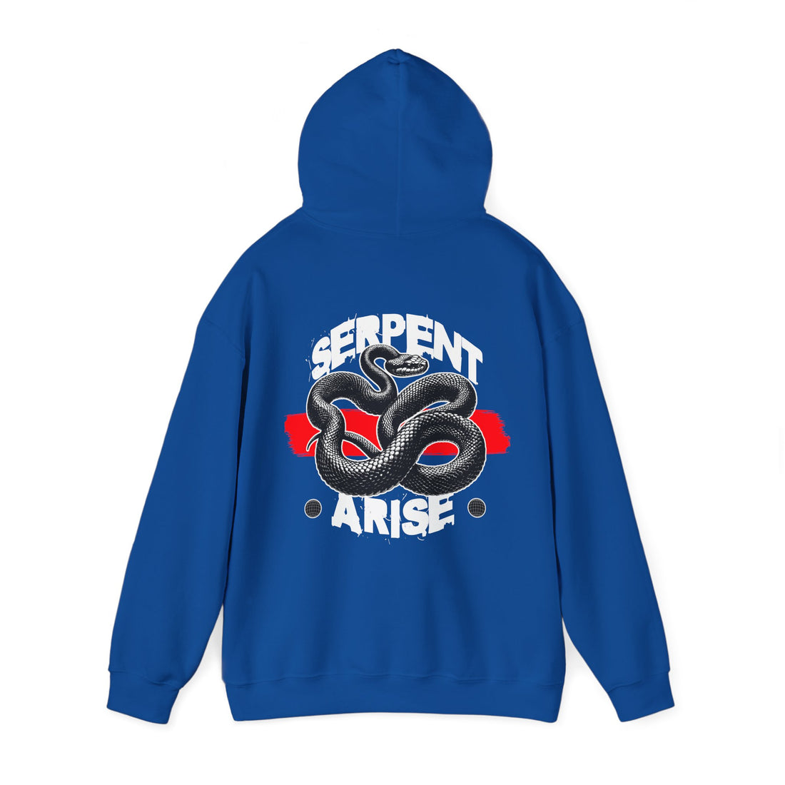 Serpent Arise Front and Back Hoodie - Graphic Hoodie from Tee Utopia