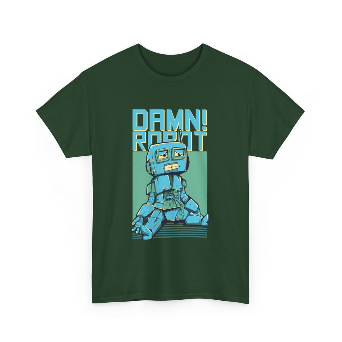 Damn! Robot T-Shirt - Graphic T-Shirt from Tee Utopia