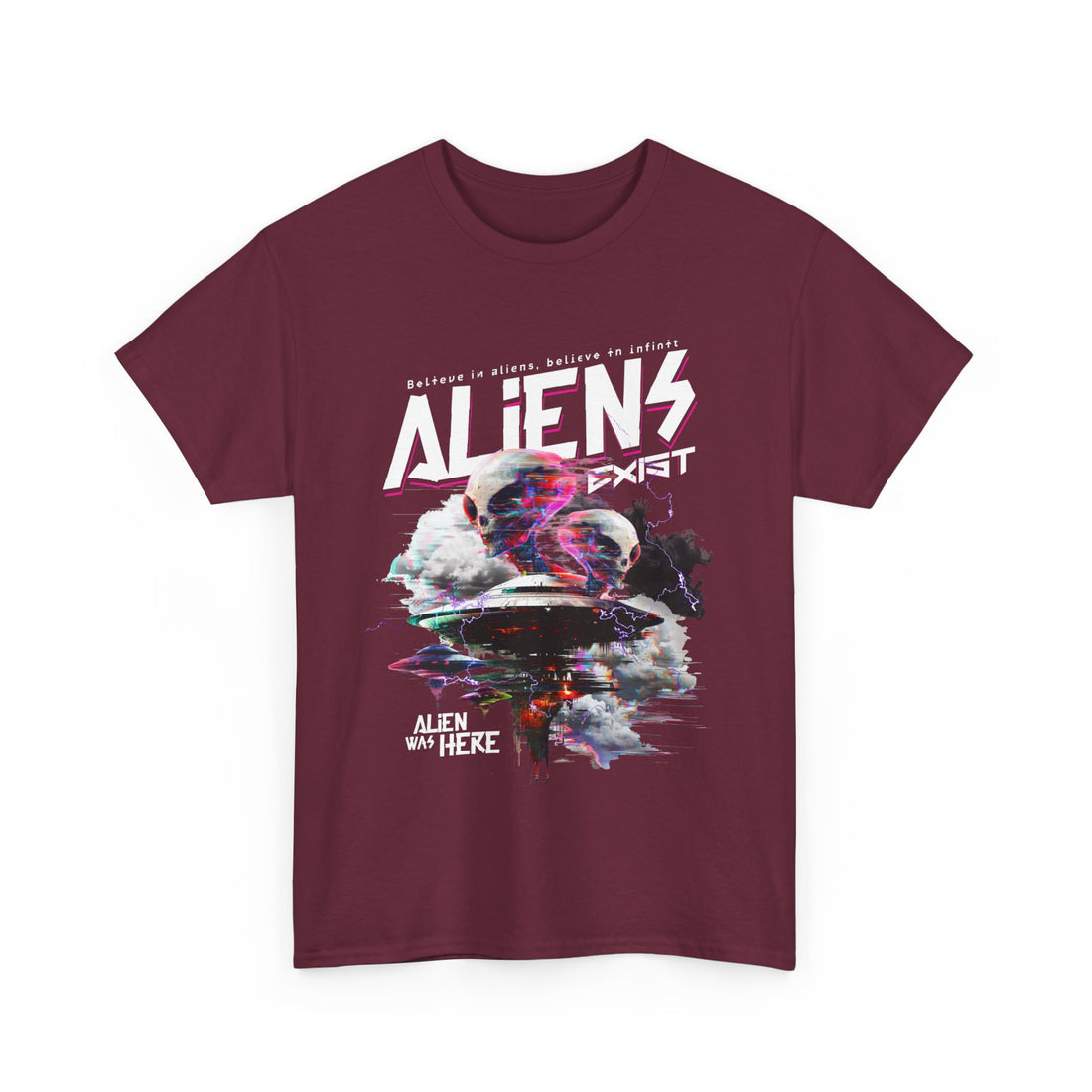 Aliens Exist T-Shirt - Graphic T-Shirt from Tee Utopia