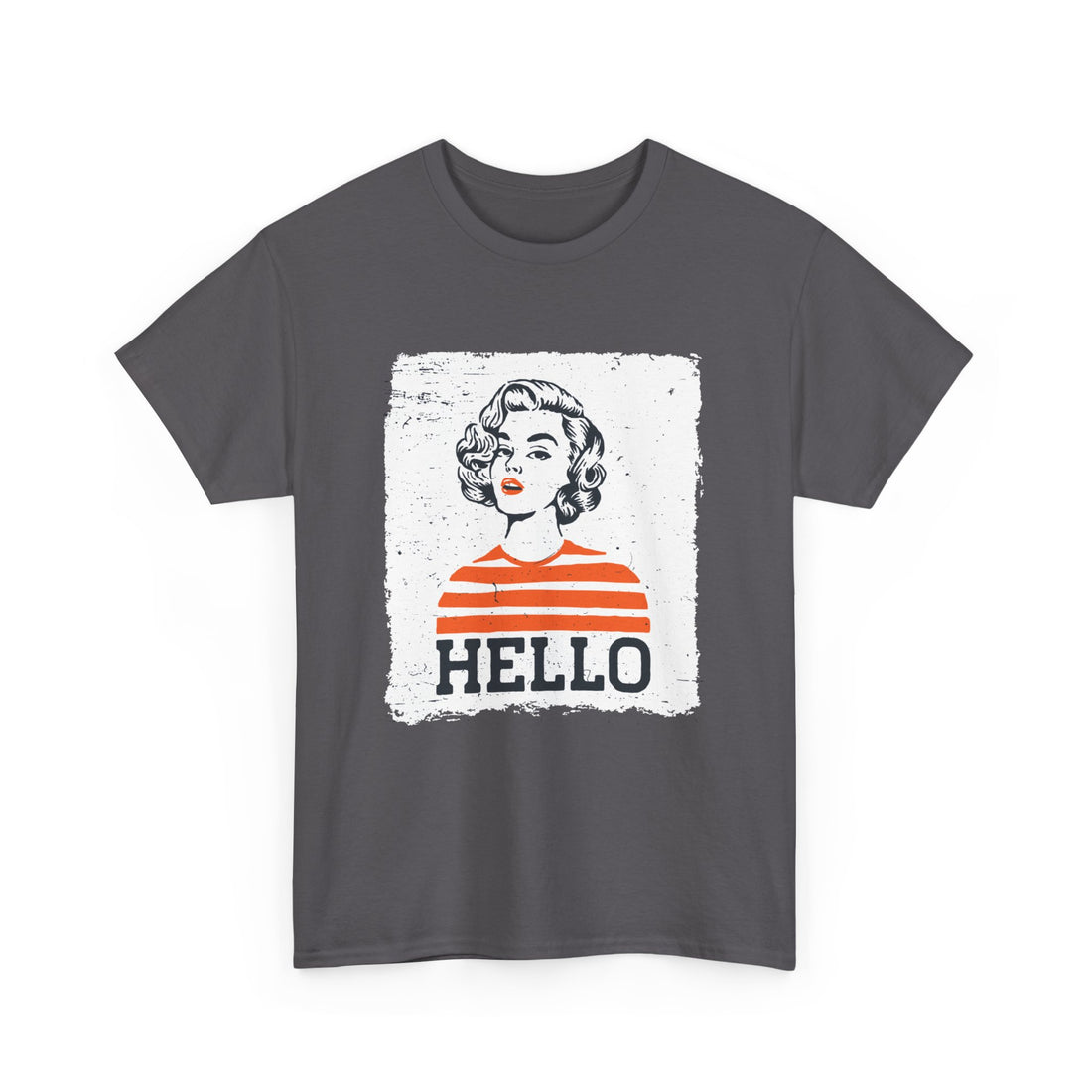 HELLO Vintage T-Shirt - Graphic T-Shirt from Tee Utopia