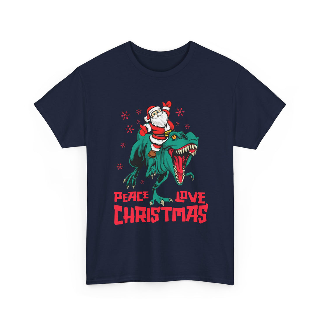 Peace Love Christmas T-Shirt - Graphic T-Shirt from Tee Utopia
