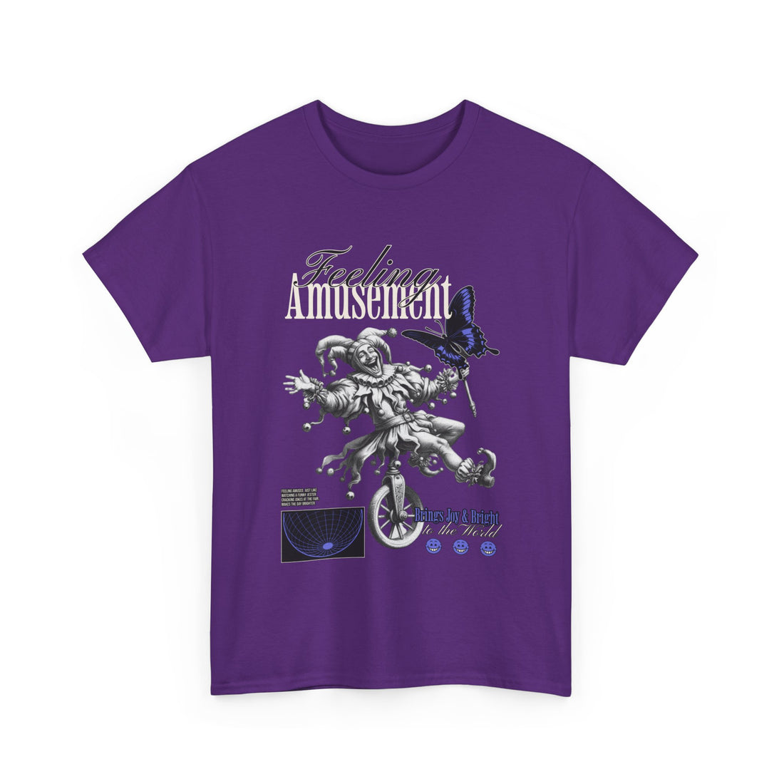 Feeling Amusement T-Shirt - Graphic T-Shirt from Tee Utopia