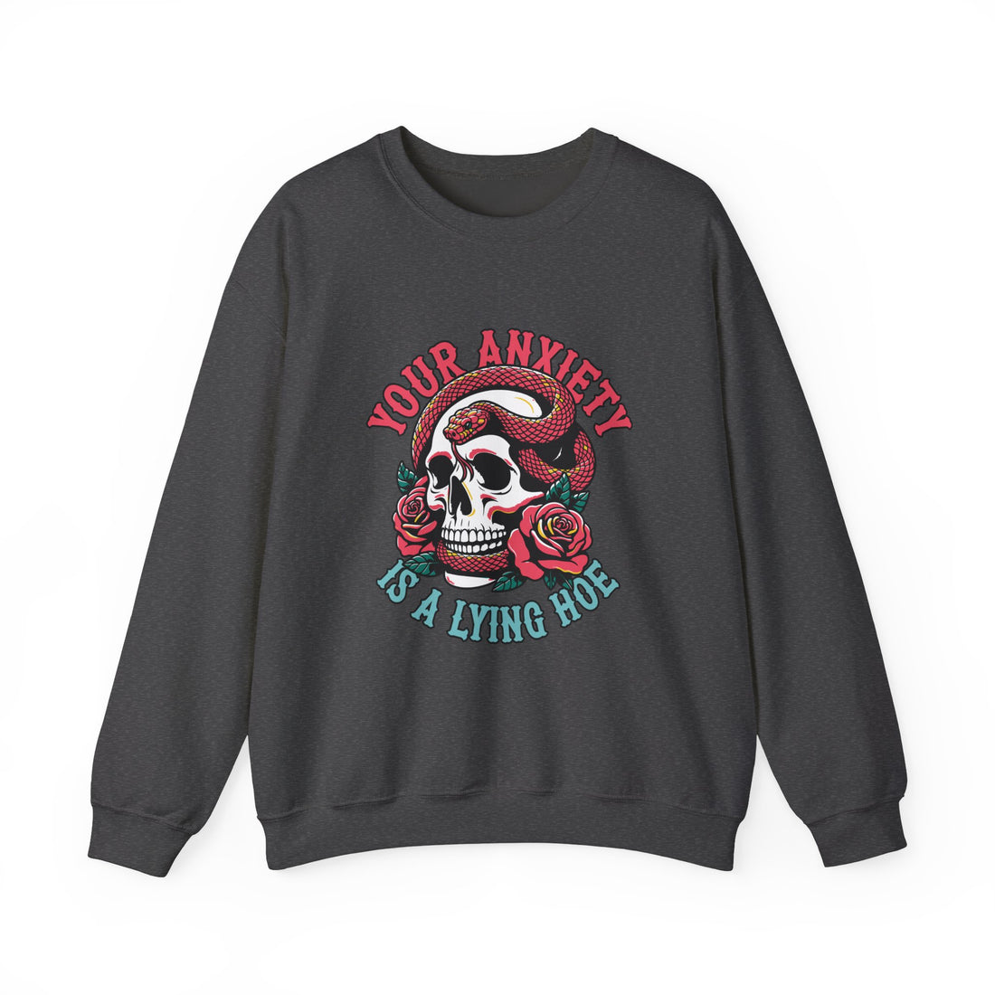 Is a Lying Hoe Sweatshirt - Graphic Sweatshirt from Tee Utopia