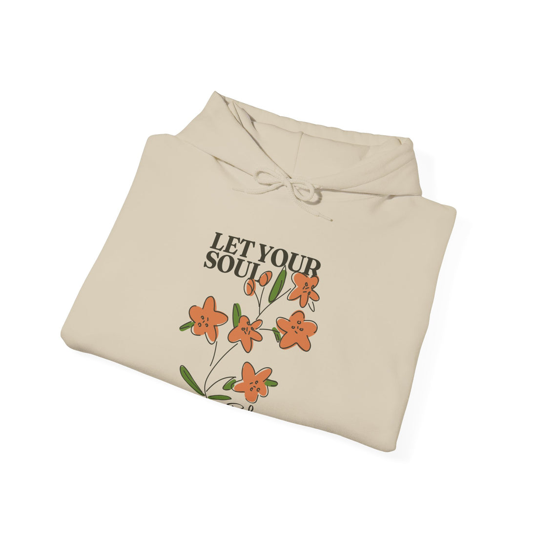 Let Your Soul Blossom Hoodie - Graphic Hoodie from Tee Utopia