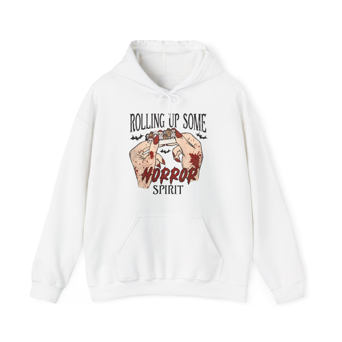 Rolling Up Horror Spirit Hoodie - Graphic Hoodie from Tee Utopia