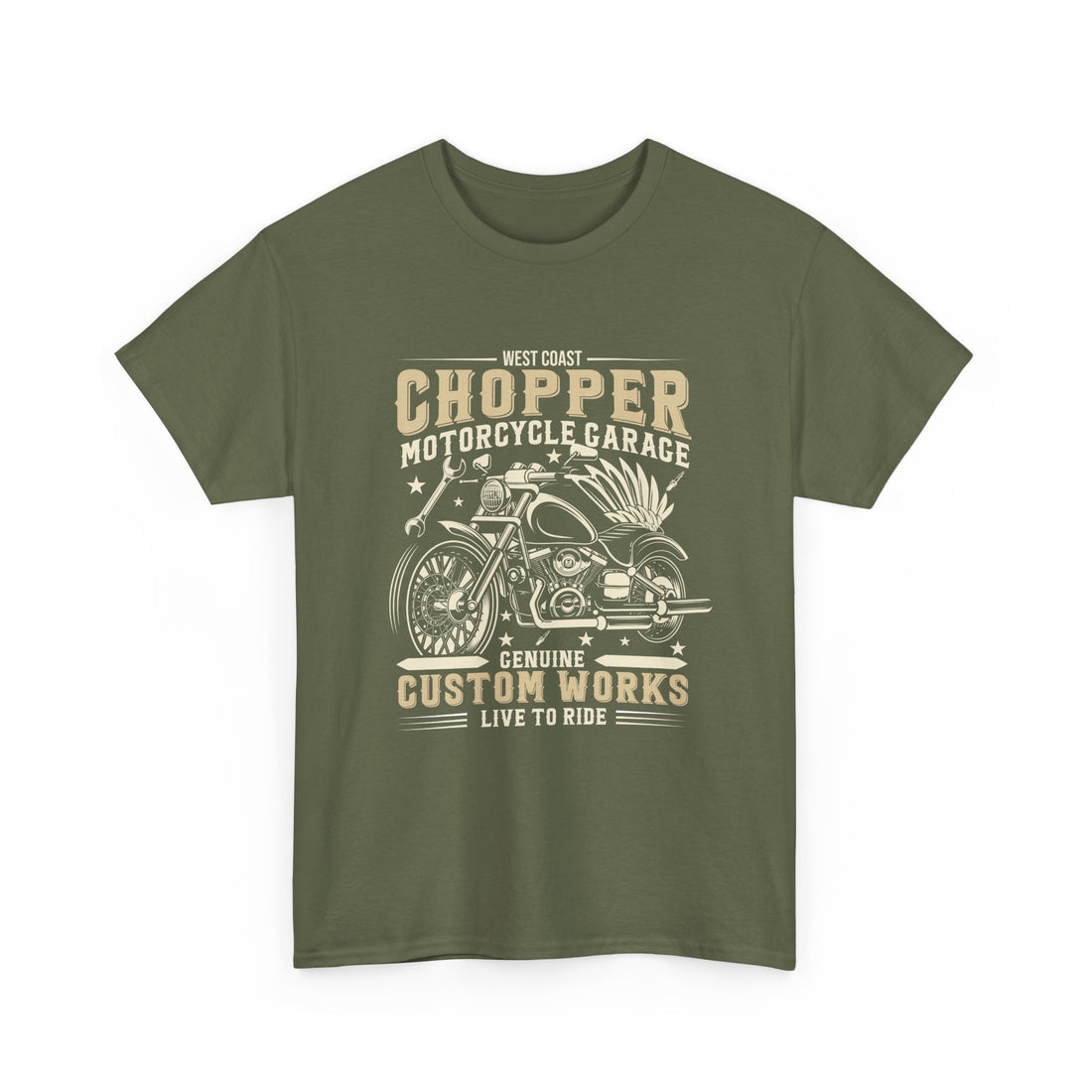 West Coast Chopper T-Shirt - Graphic T-Shirt from Tee Utopia