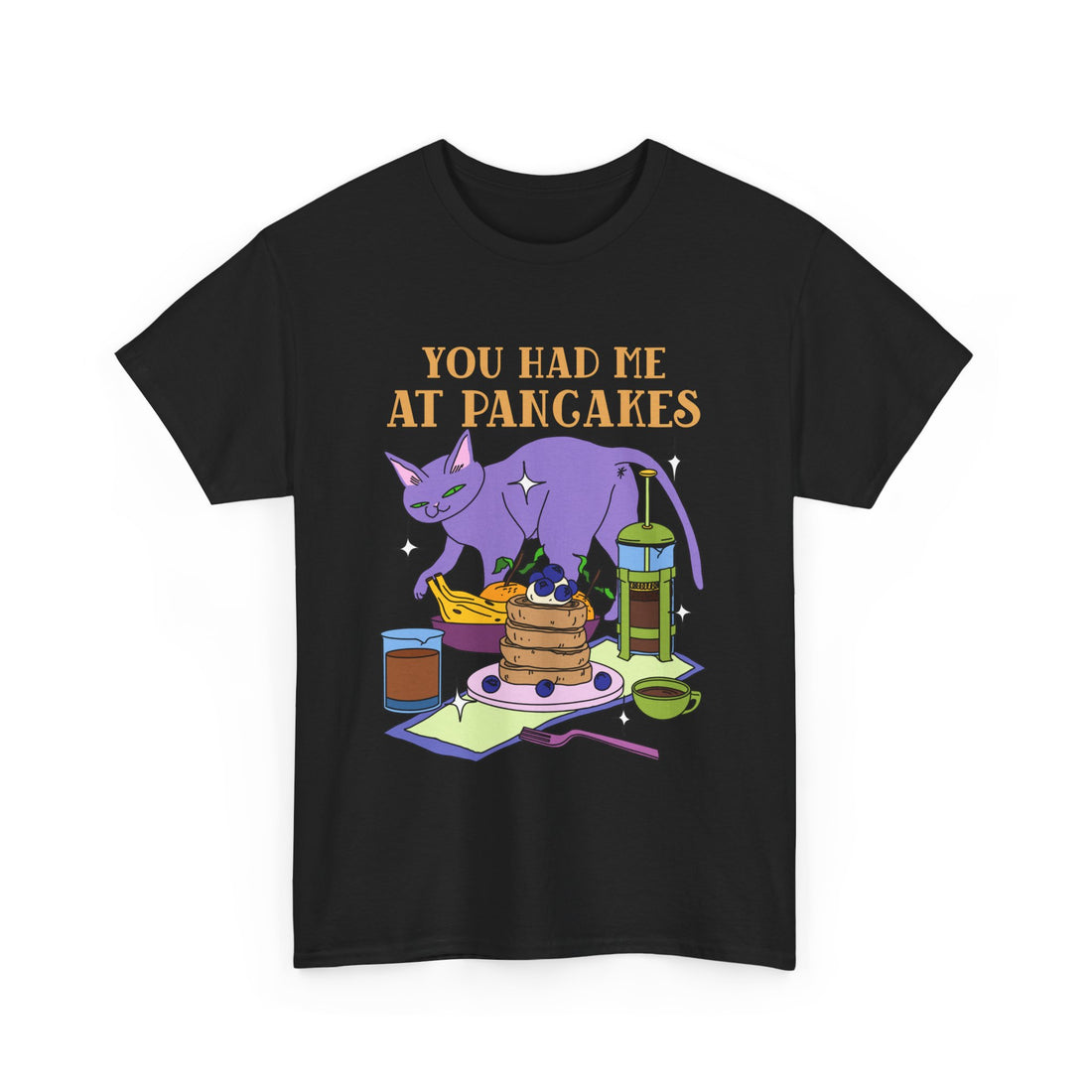 You Had Me At Pancakes T-Shirt - Graphic T-Shirt from Tee Utopia
