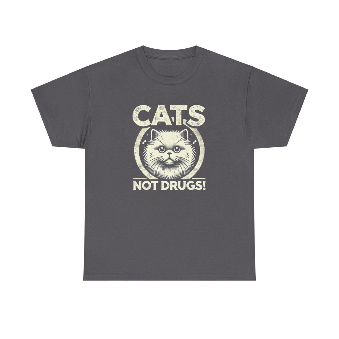 Cats Not Drugs T-Shirt - Graphic T-Shirt from Tee Utopia