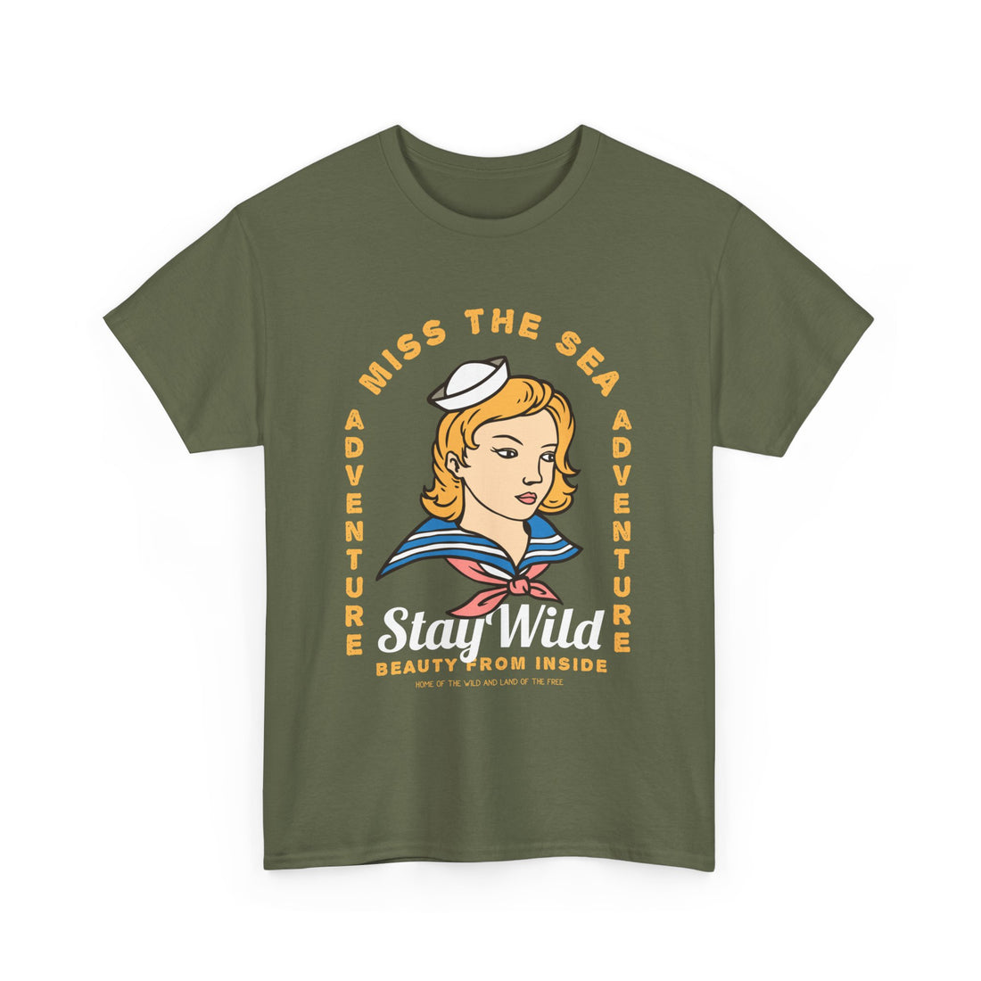 Miss The Sea T-Shirt - Graphic T-Shirt from Tee Utopia