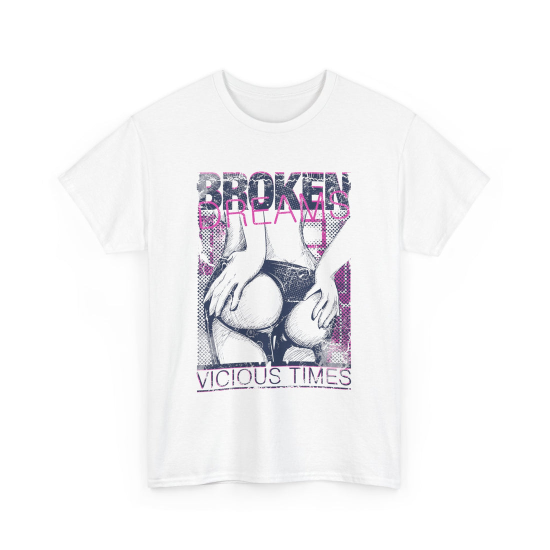 Broken Dreams Vicious Times T-Shirt - Graphic T-Shirt from Tee Utopia