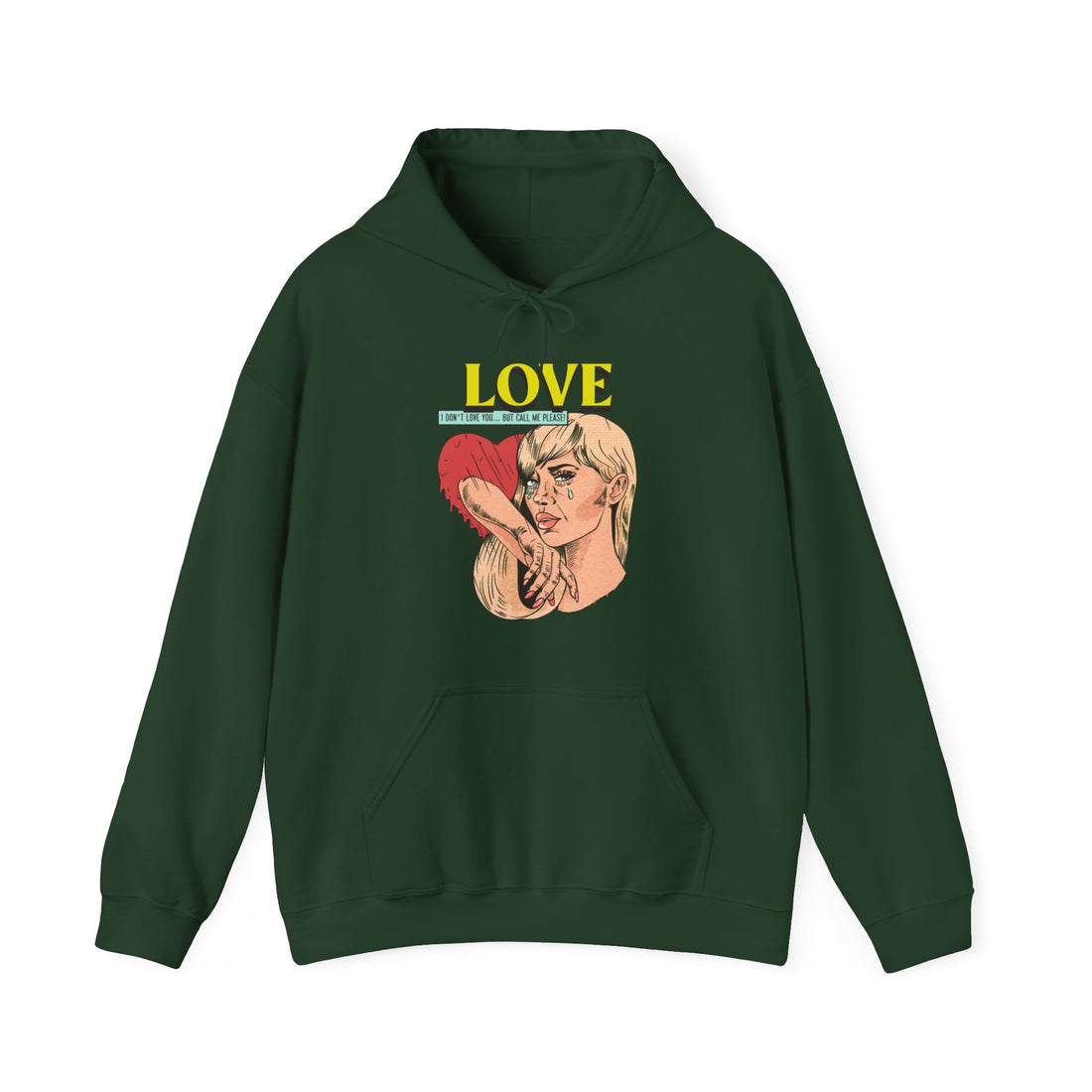 I Don't Love You Hoodie - Graphic Hoodie from Tee Utopia