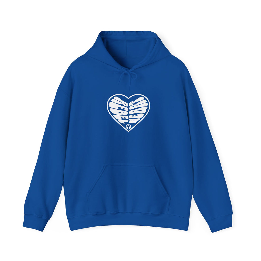 Rebel Heart Front and Back Hoodie - Graphic Hoodie from Tee Utopia