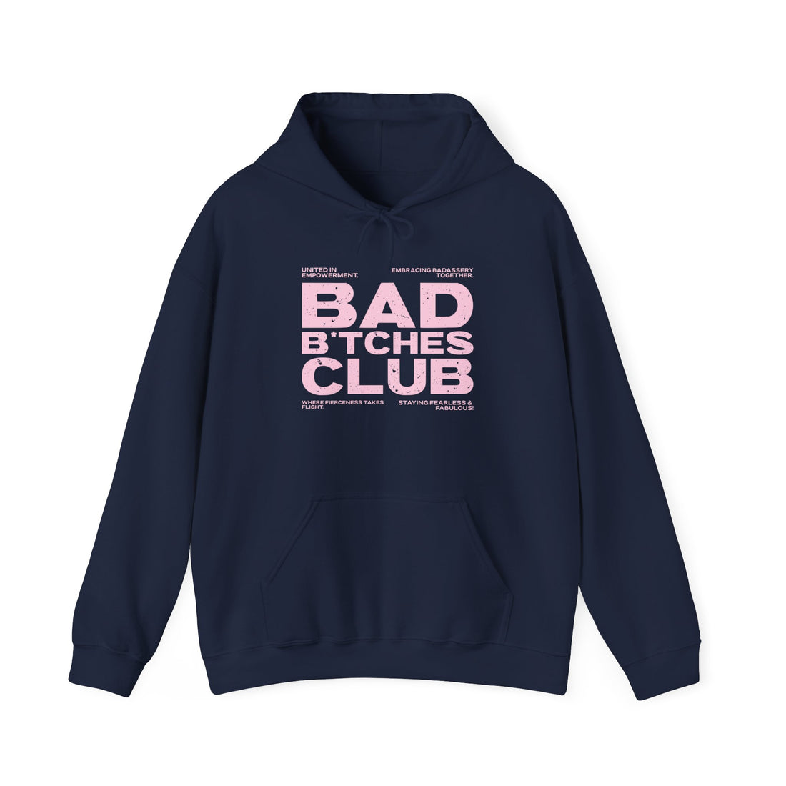 Bad Bitches Club Hoodie - Graphic Hoodie from Tee Utopia