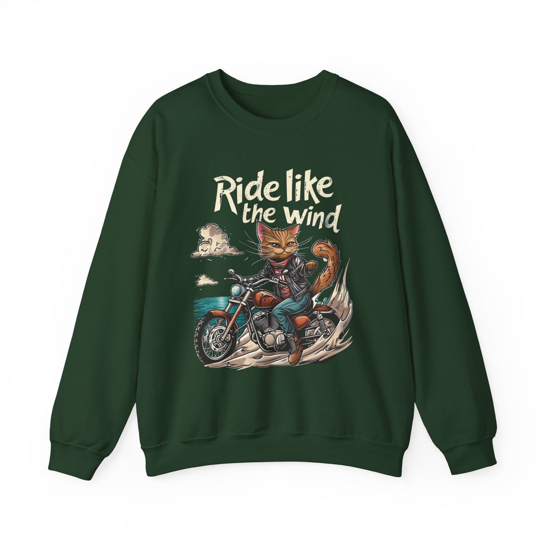 Ride Like The Wind Sweatshirt - Graphic Sweatshirt from Tee Utopia