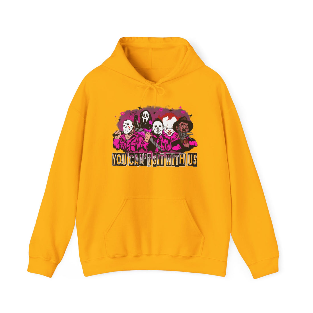 You Can't Sit With Us Hoodie - Graphic Hoodie from Tee Utopia