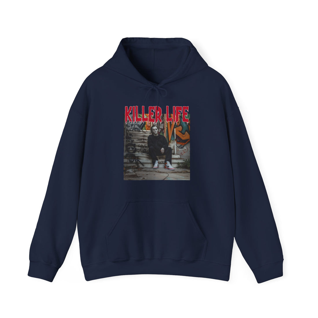 Killer Life Hoodie - Graphic Hoodie from Tee Utopia