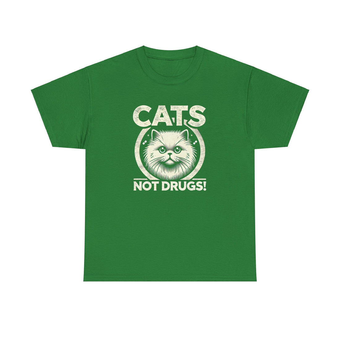 Cats Not Drugs T-Shirt - Graphic T-Shirt from Tee Utopia