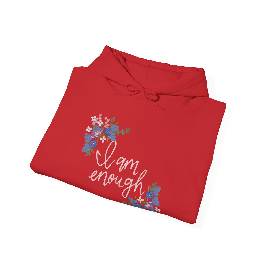 I Am Enough Hoodie - Graphic Hoodie from Tee Utopia