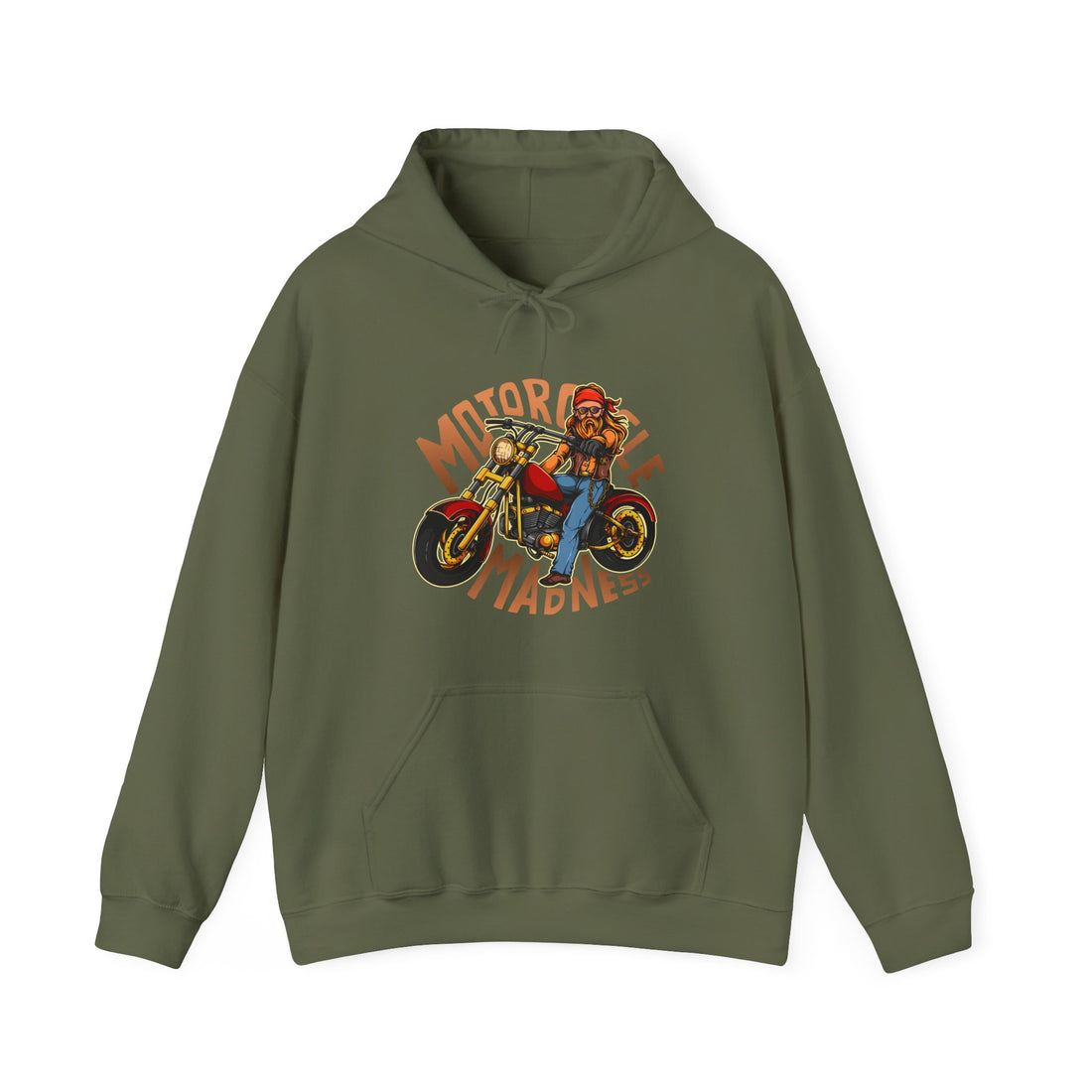Motorcycle Madness Hoodie - Graphic Hoodie from Tee Utopia