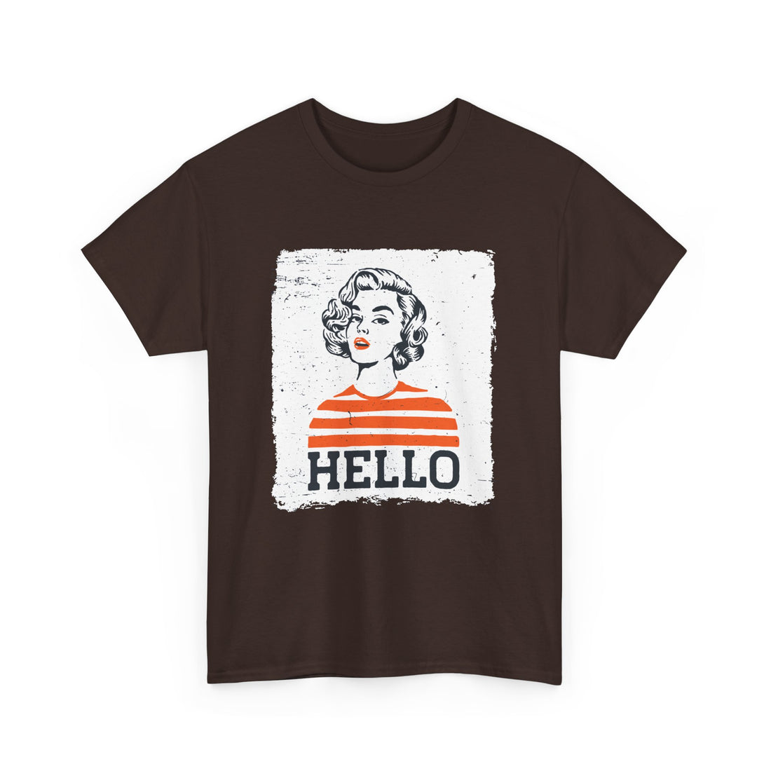 HELLO Vintage T-Shirt - Graphic T-Shirt from Tee Utopia