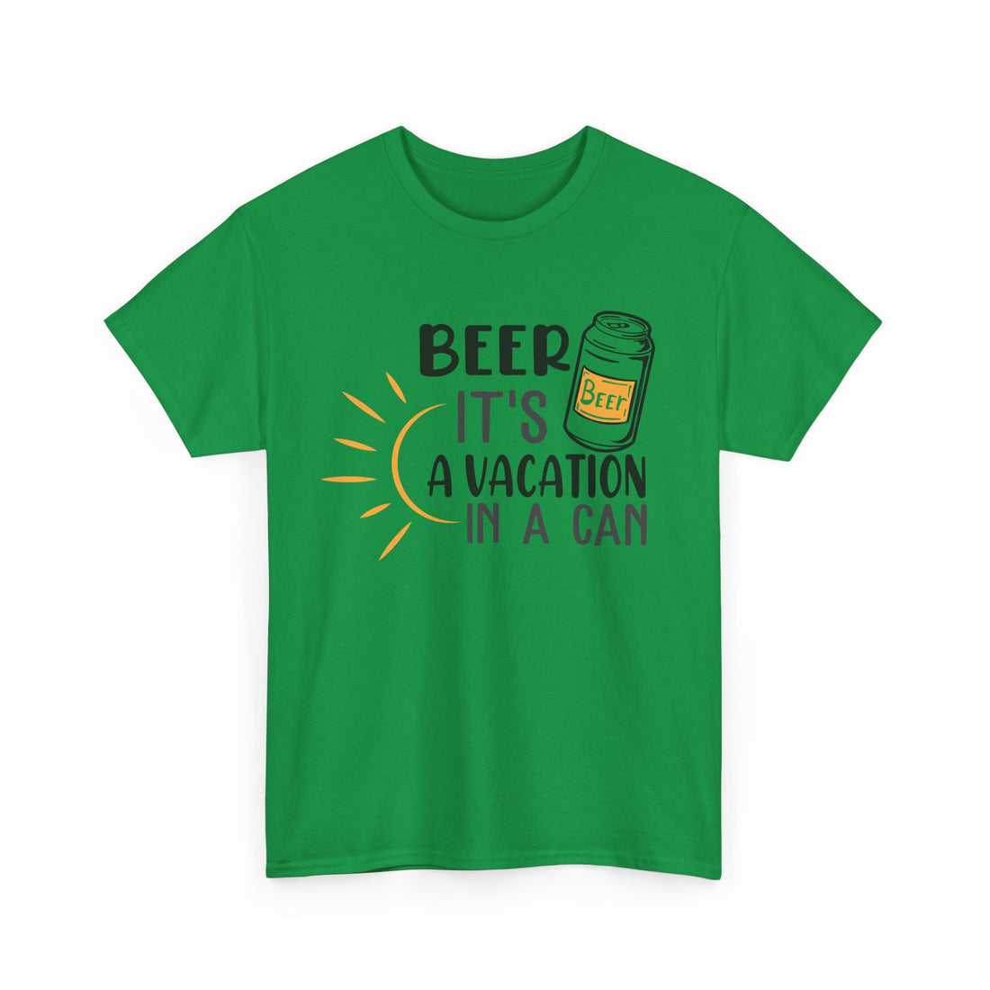 Beer A Vacation In a Can  T-Shirt - Graphic T-Shirt from Tee Utopia