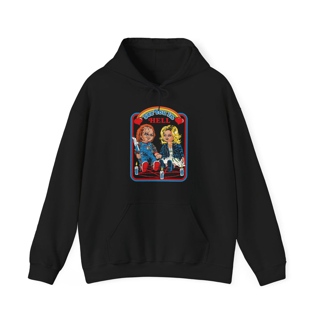 See You In Hell Date Hoodie - Graphic Hoodie from Tee Utopia